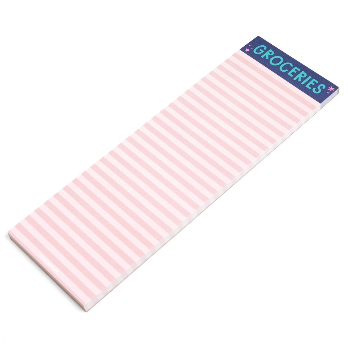 Callie Danielle - Pink Stripe Groceries 4x12 Notepad - Purses & Pearls