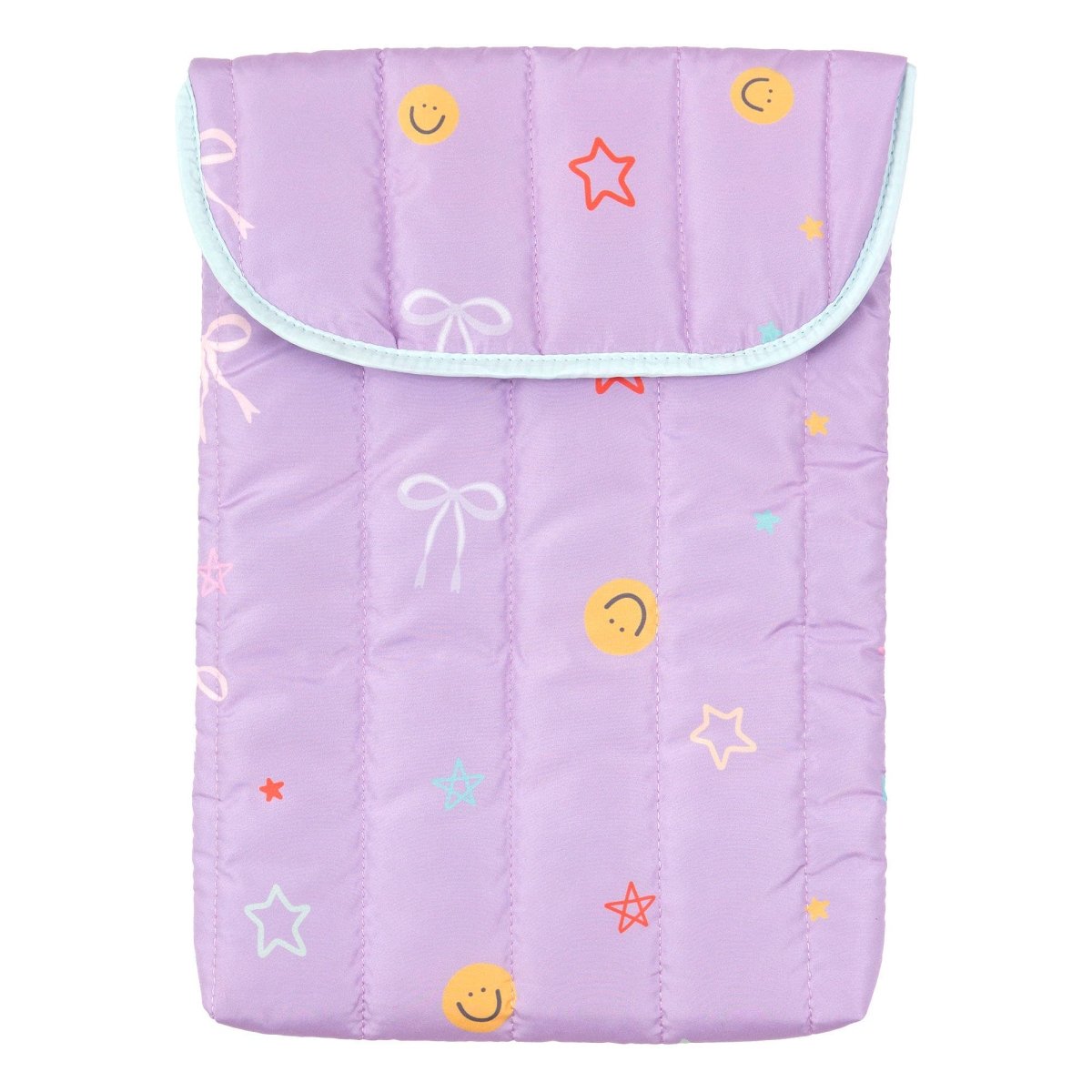 Callie Danielle - Smiley Faces & Coquette Bows Laptop Sleeve - Purses & Pearls