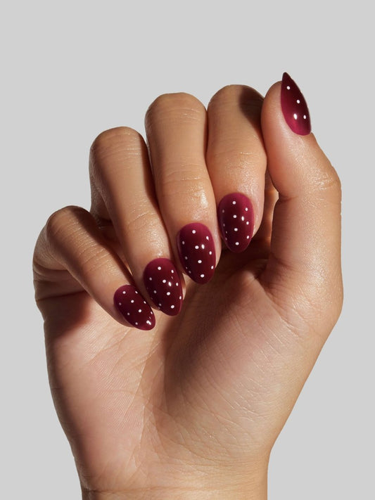 Celebritips - Berry Polka Dot - Purses & Pearls