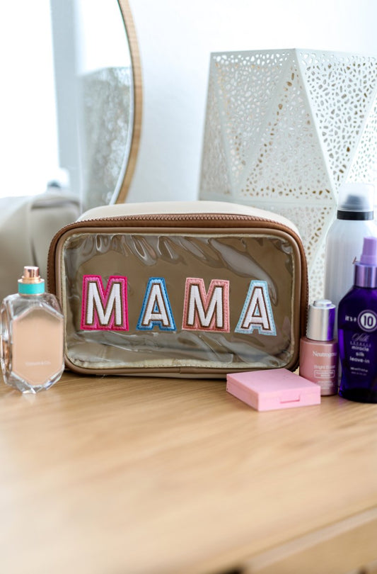 Clear Front Cosmetic - Mama - Purses & Pearls