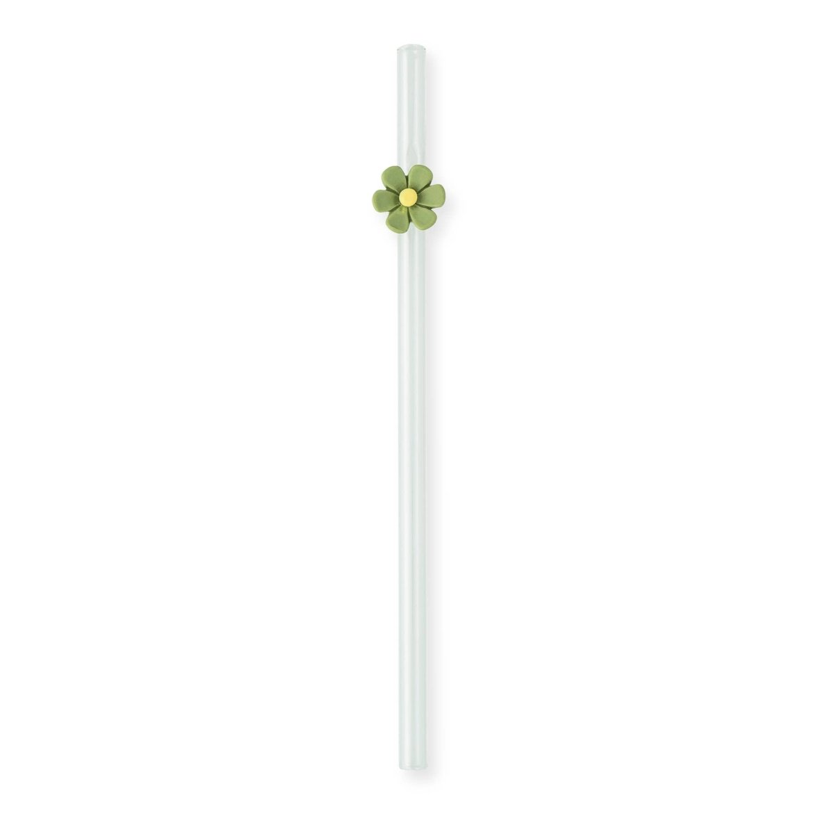 Core Home - 7pk Glass Straw Set - Floral - Purses & Pearls