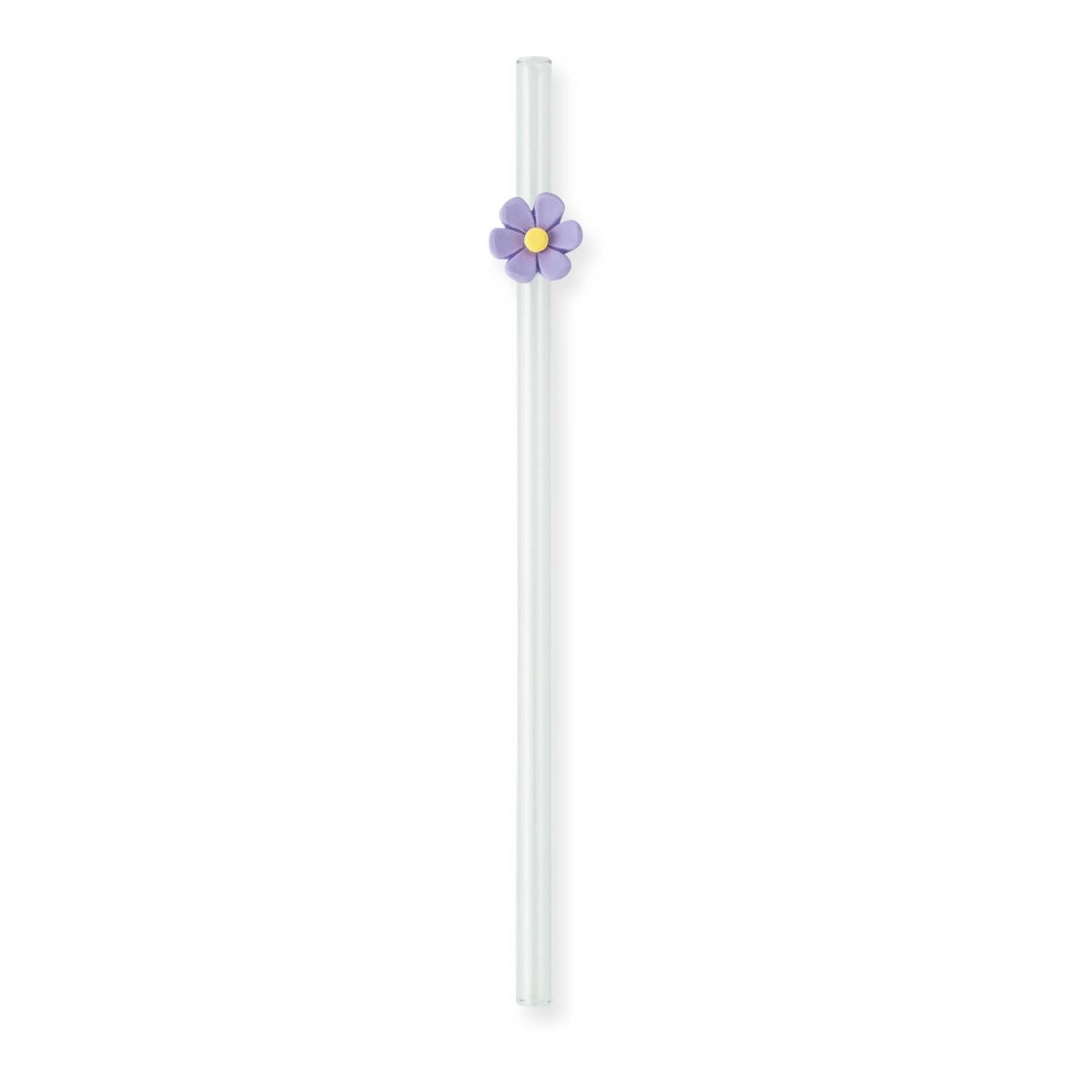 Core Home - 7pk Glass Straw Set - Floral - Purses & Pearls