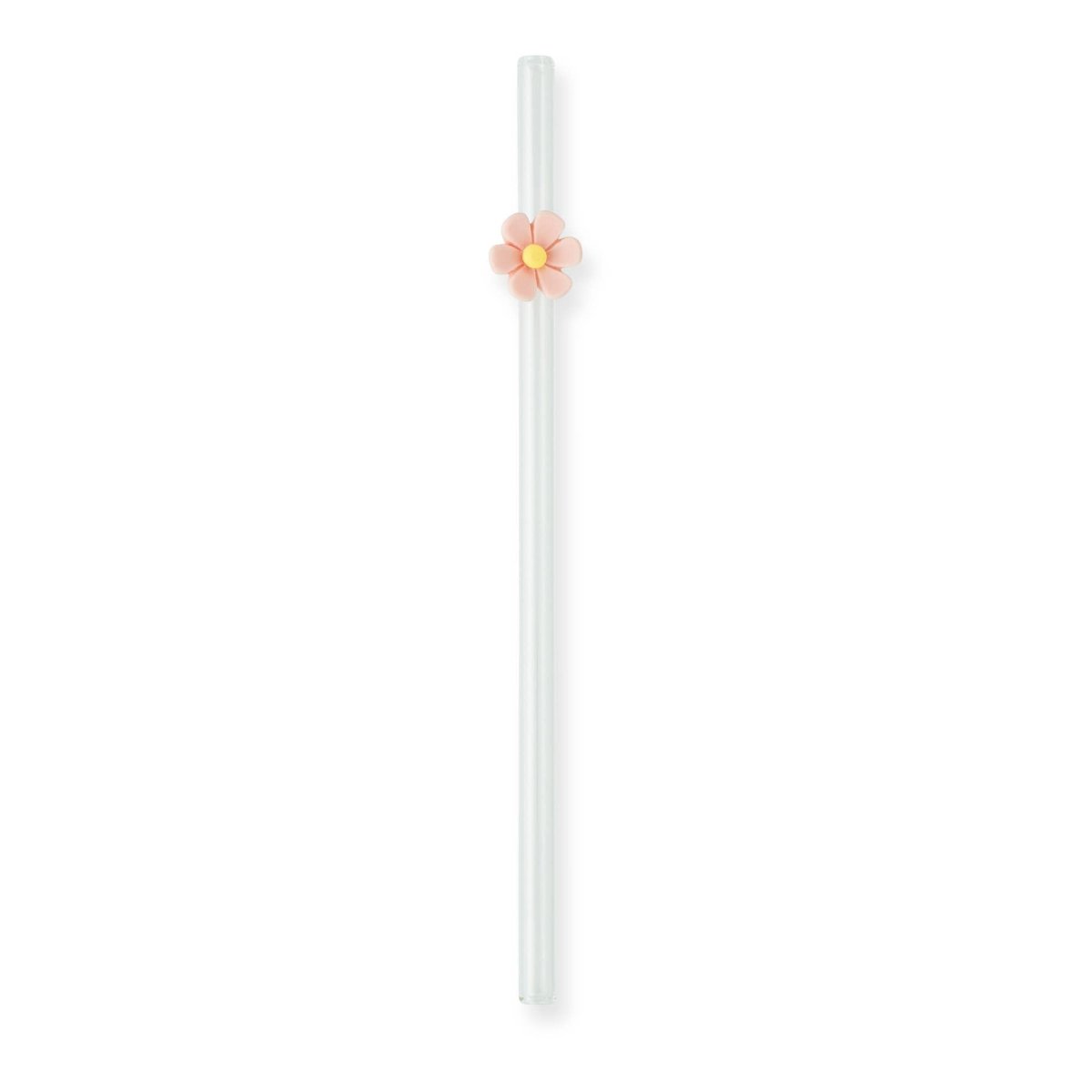 Core Home - 7pk Glass Straw Set - Floral - Purses & Pearls