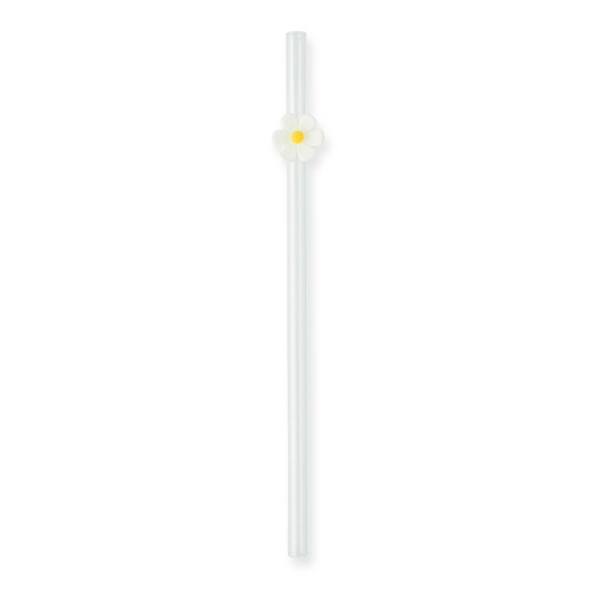 Core Home - 7pk Glass Straw Set - Floral - Purses & Pearls