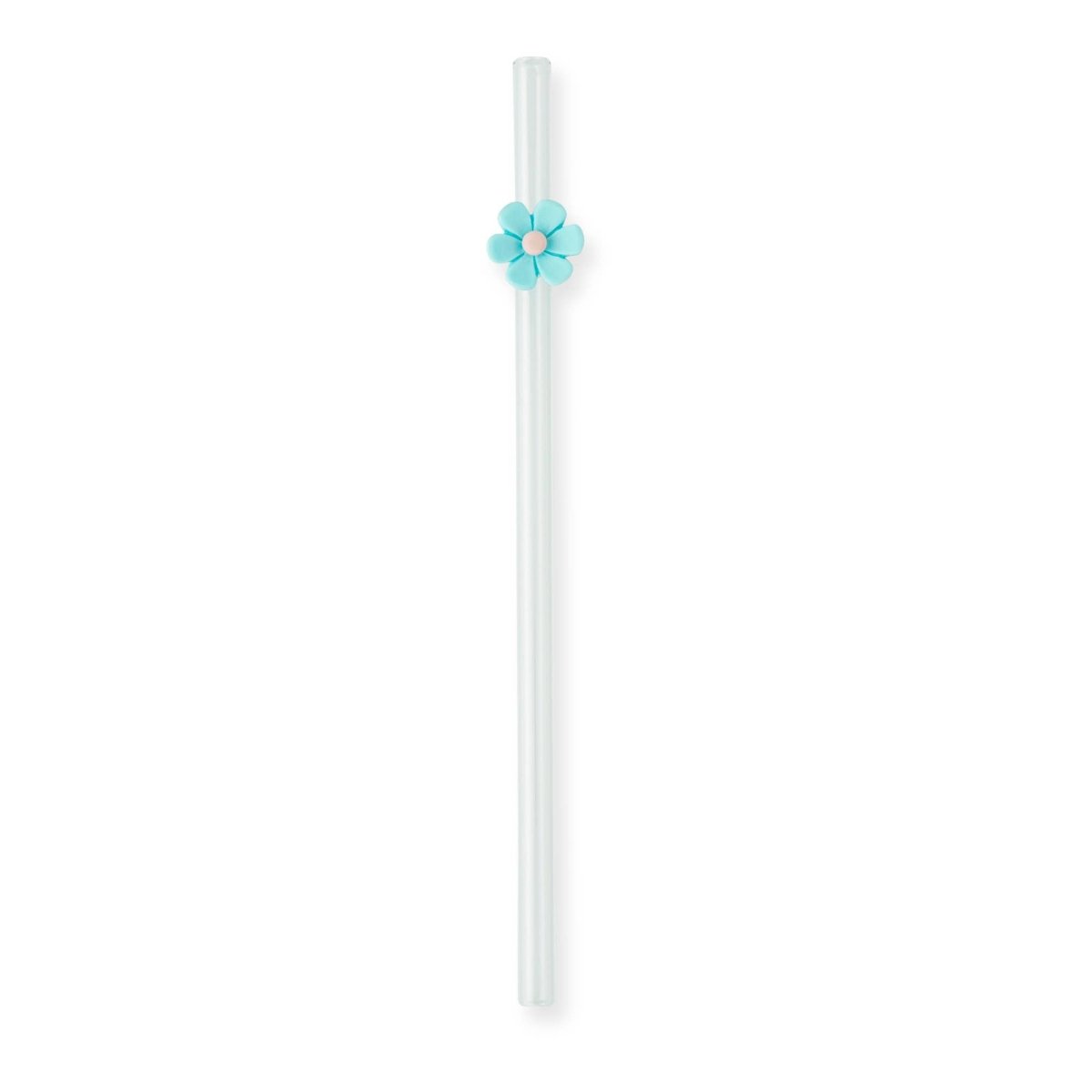 Core Home - 7pk Glass Straw Set - Floral - Purses & Pearls