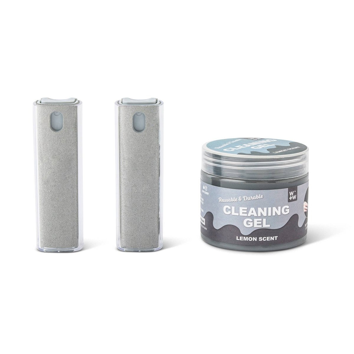 Core Home - Travel Car Cleaning Kit - Grey - Purses & Pearls