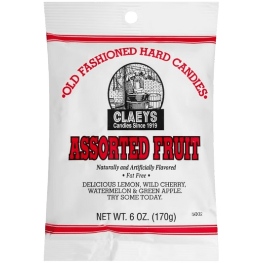 Cow Crack Wholesale - Claeys Old Fashioned Hard Candies Assorted Fruit - Purses & Pearls