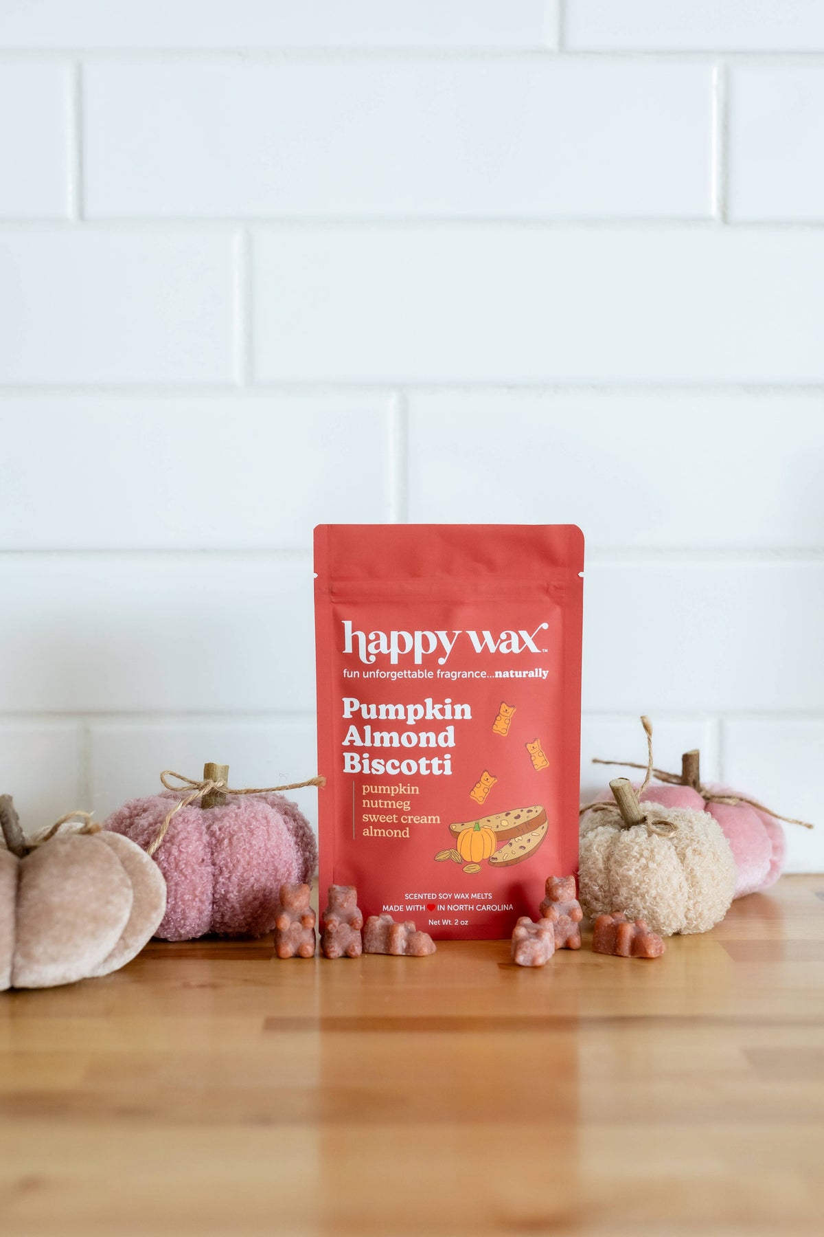 Happy Wax - Pumpkin Almond Biscotti