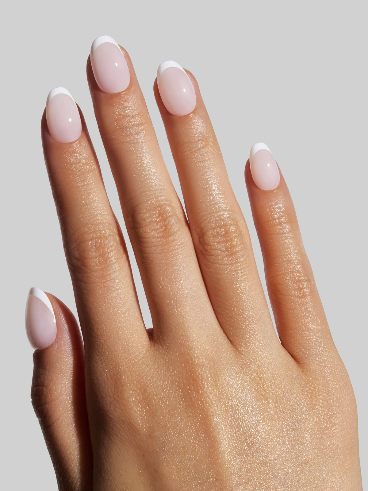 Celebritips - Milky White French (Extra Short Round)