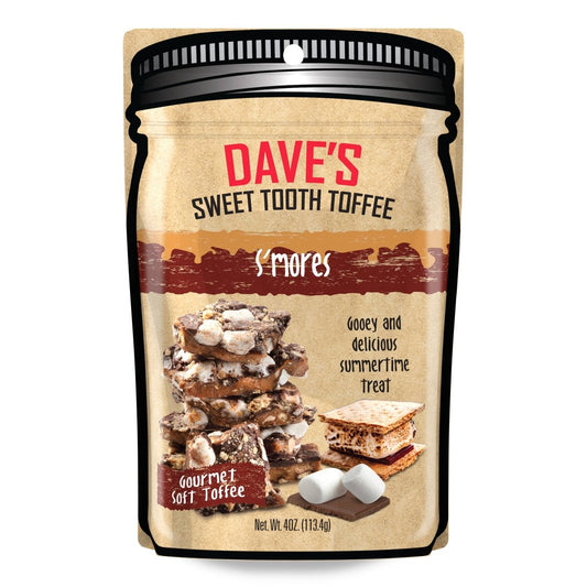 Dave's Sweet Tooth Chocolate Toffee - S'mores Toffee Pouch - Purses & Pearls