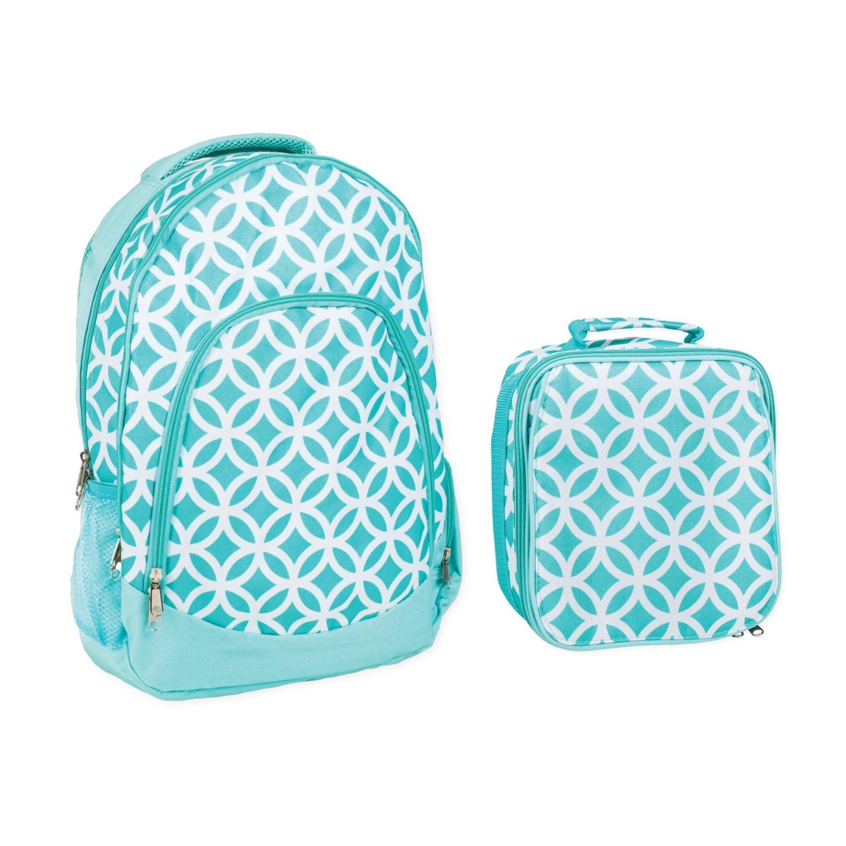 Diamond Pattern Backpack & Lunchbag Set - Purses & Pearls