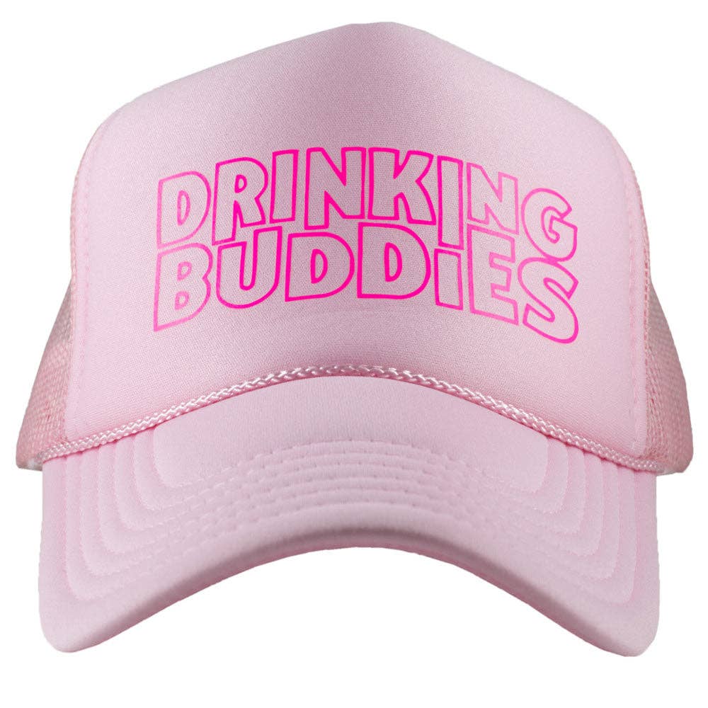 Drinking Buddies DECAL Foam Trucker Hat - Purses & Pearls