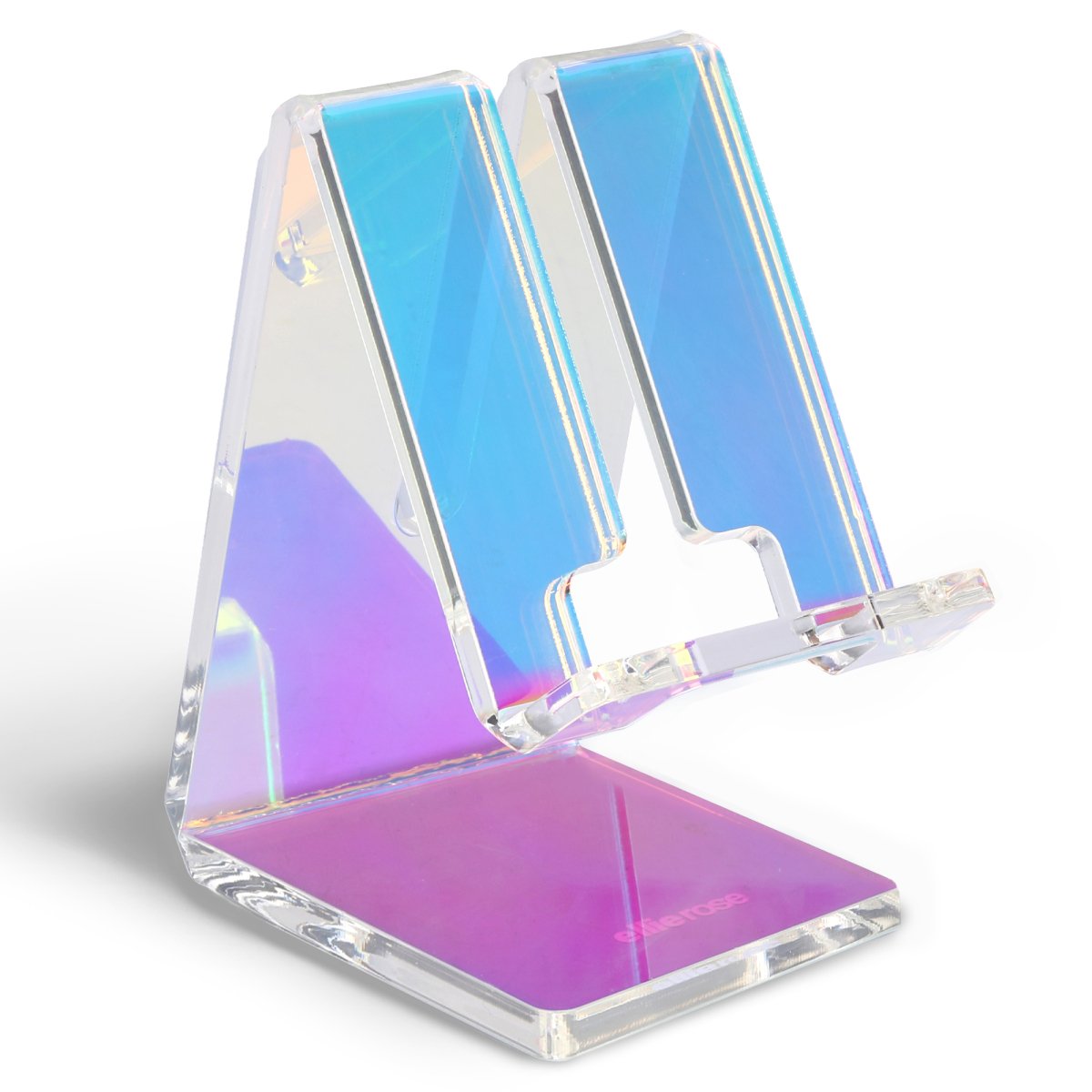 Ellie Rose - Acrylic Phone Stand - Holographic - Purses & Pearls