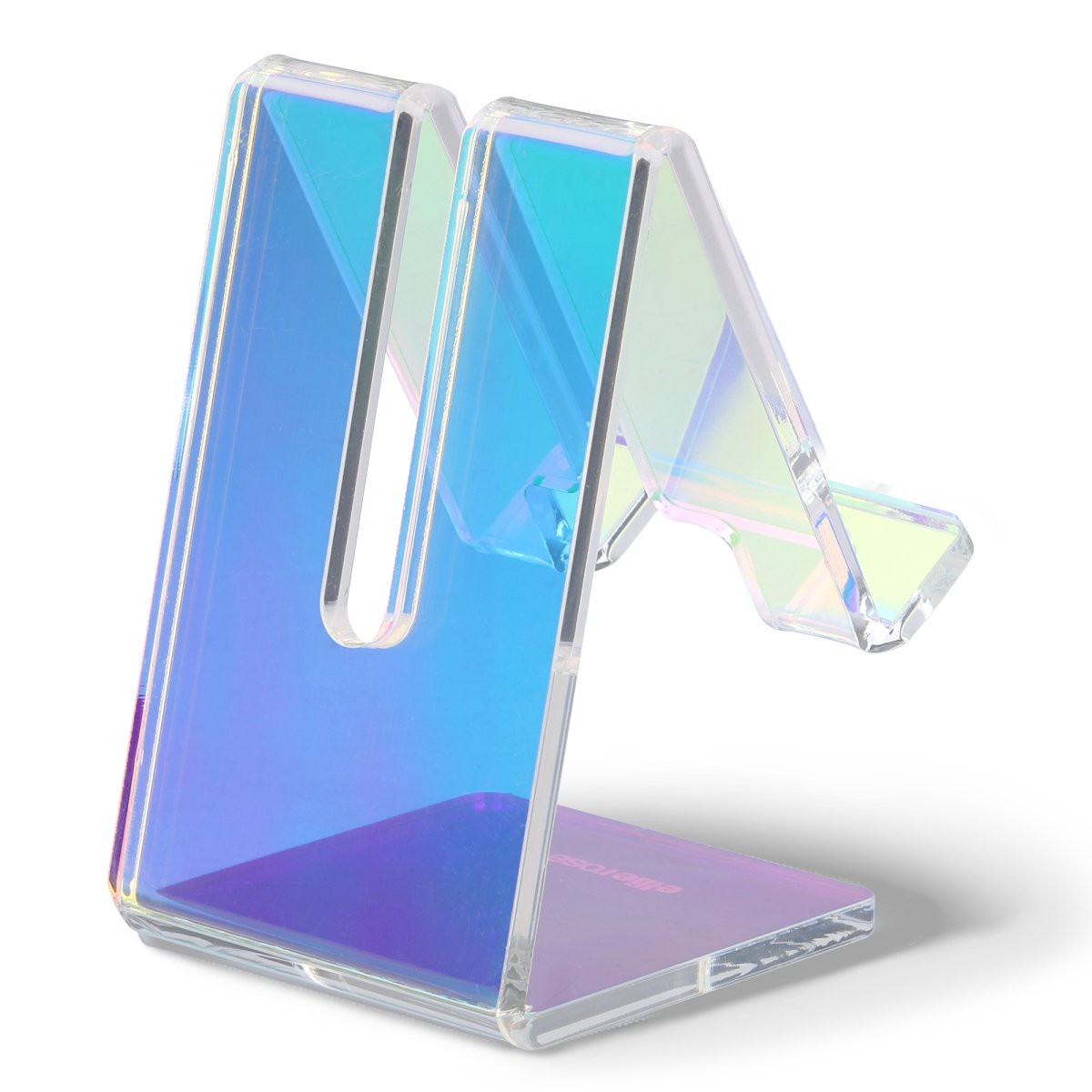 Ellie Rose - Acrylic Phone Stand - Holographic - Purses & Pearls