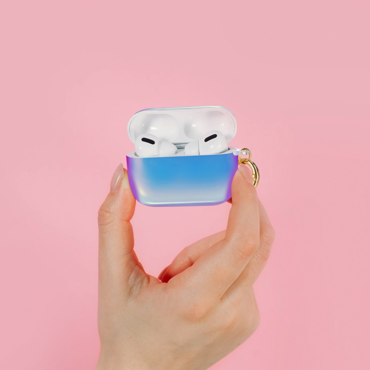 Ellie Rose - AirPods Pro Case - Aura (Pure Holographic) - Purses & Pearls