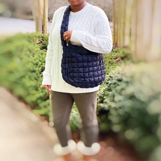 Ellison+Young - Carry All Quilted Cross Body Bag - Purses & Pearls