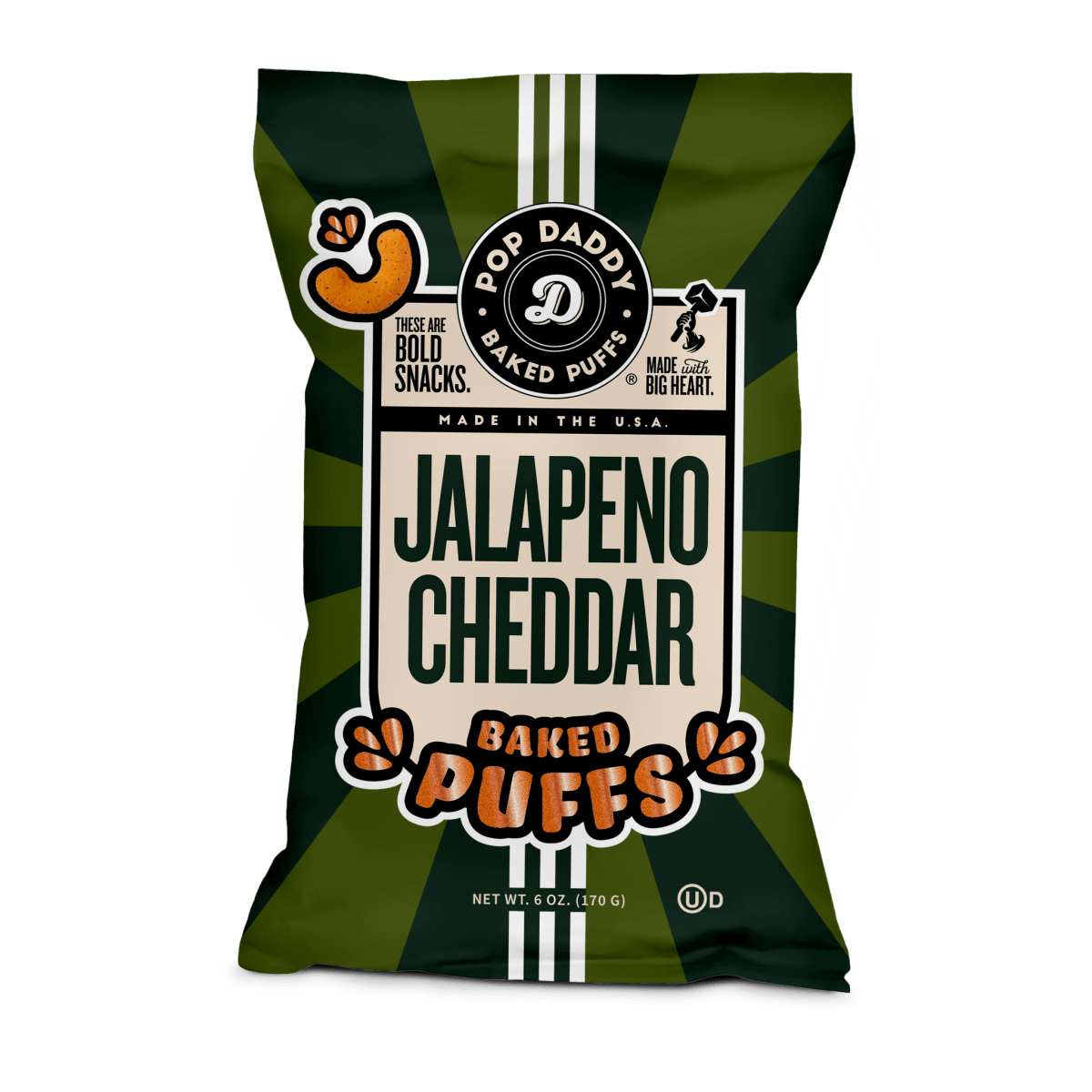 Flavored Baked Puffs - 6oz - Jalapeno Cheddar - Purses & Pearls