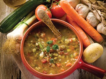 Garden Vegetable Soup - Purses & Pearls