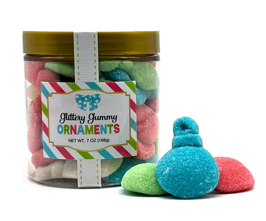 Glittery Gummy Ornaments - Purses & Pearls