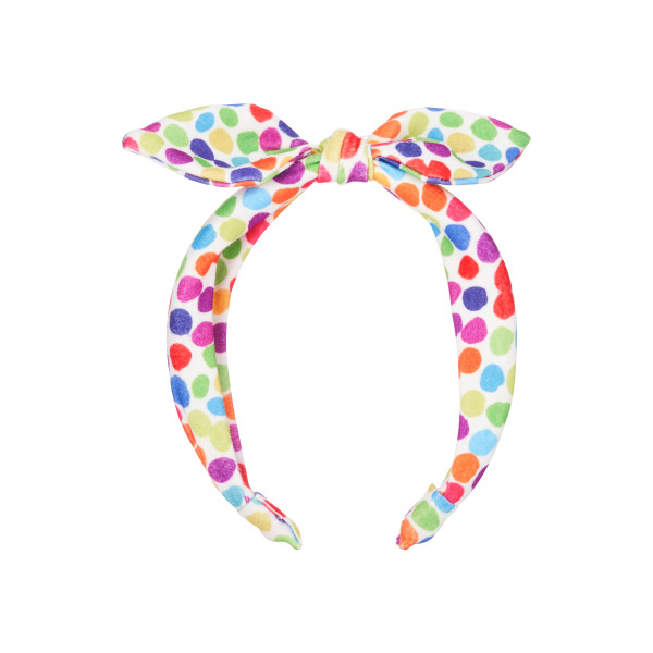 Goody - Goody Kids Knot Hb Rainbow Dots 1ct - Purses & Pearls