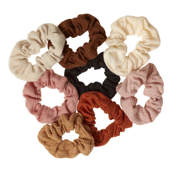Goody - SCRUNCHIE RIBBED MULTI-8 CT - Purses & Pearls