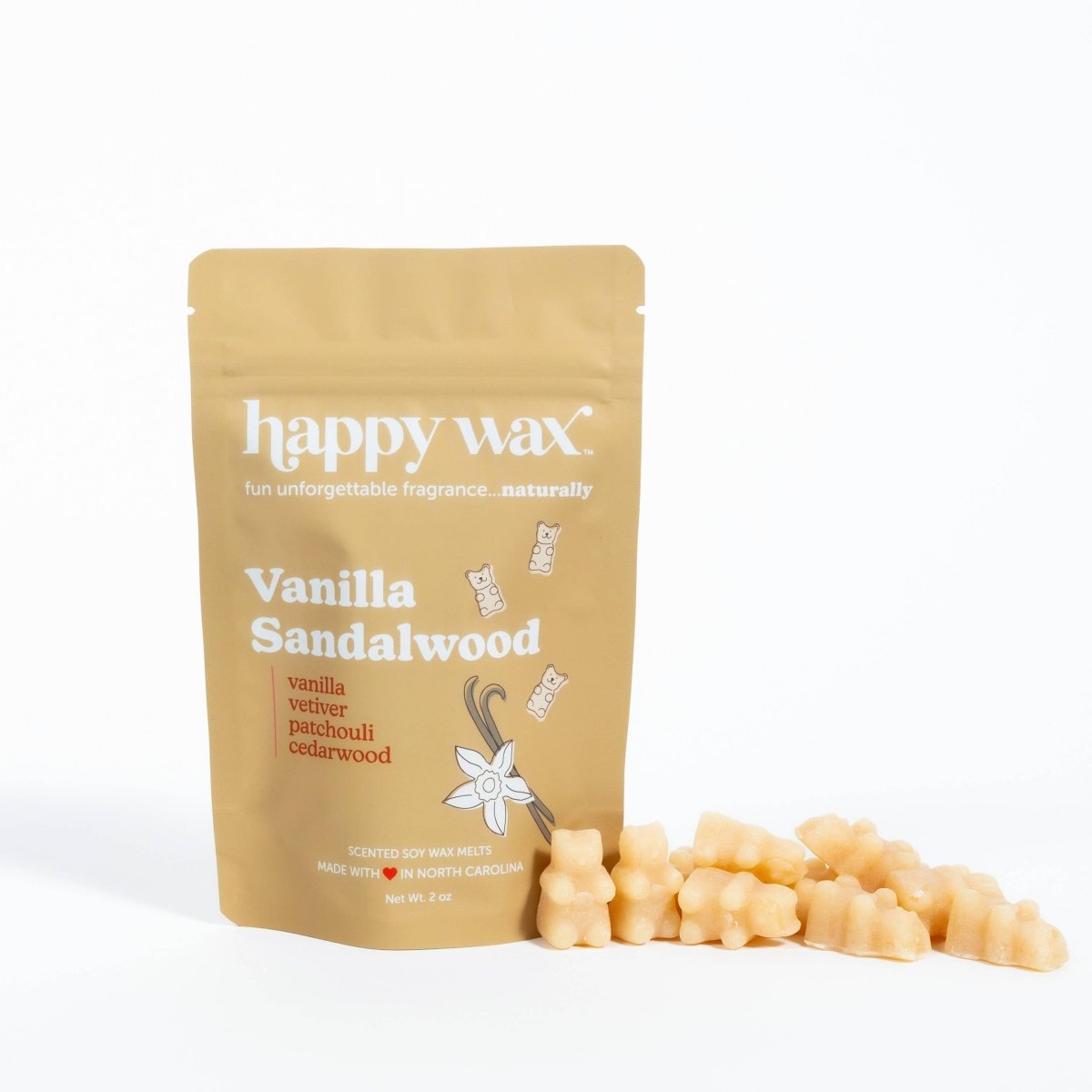 Happy Wax - Vanilla Sandalwood Wax Melts - Purses & Pearls