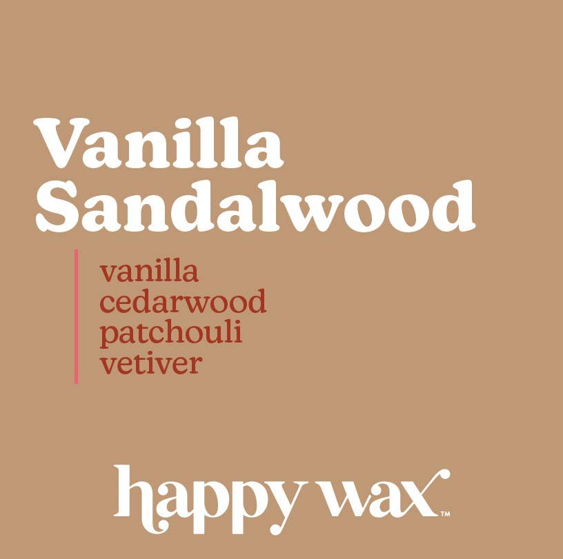 Happy Wax - Vanilla Sandalwood Wax Melts - Purses & Pearls