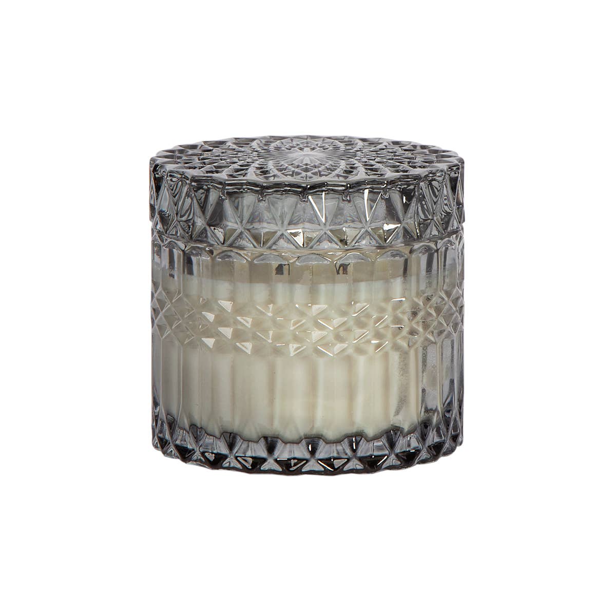 Heathered Suede 8oz Petite Shimmer Candle - Purses & Pearls