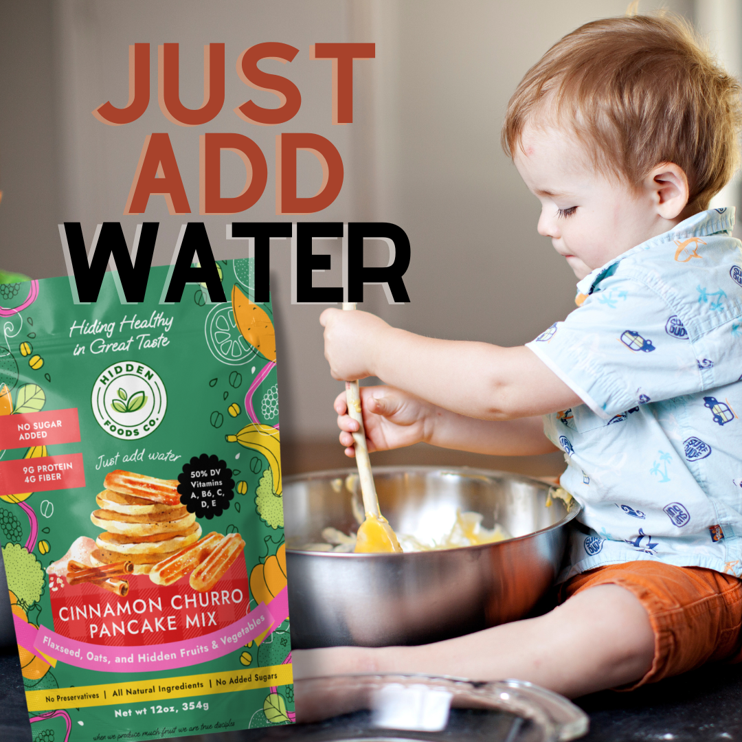 Hidden Foods Cinnamon Churro Pancake Mix - Purses & Pearls