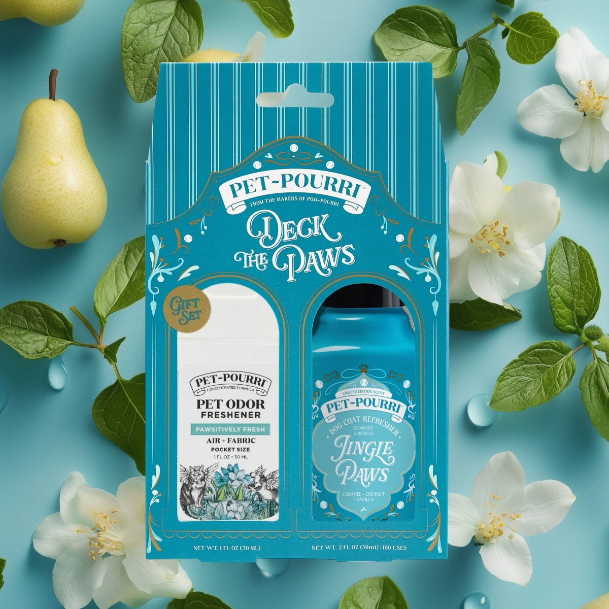 Holiday Pet~Pourri Deck the Paws Gift Set - Purses & Pearls