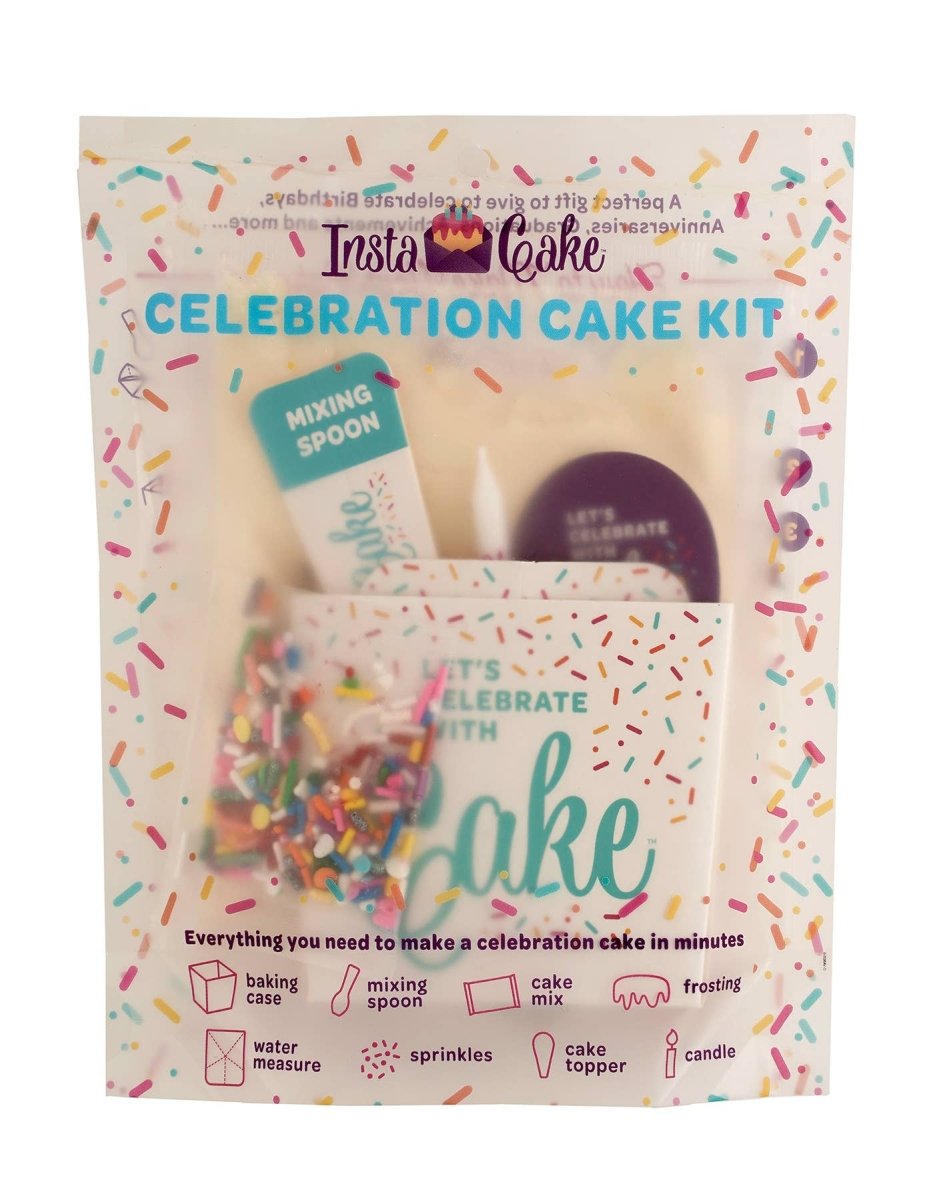 InstaCake Cards - Celebration Cake Kit - Double Chocolate - Purses & Pearls