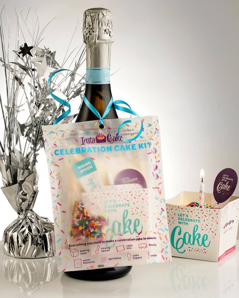 InstaCake Cards - Celebration Cake Kit - Double Chocolate - Purses & Pearls