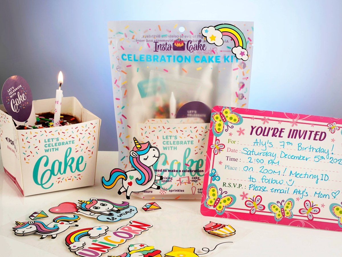 InstaCake Cards - Celebration Cake Kit - Vanilla - Purses & Pearls