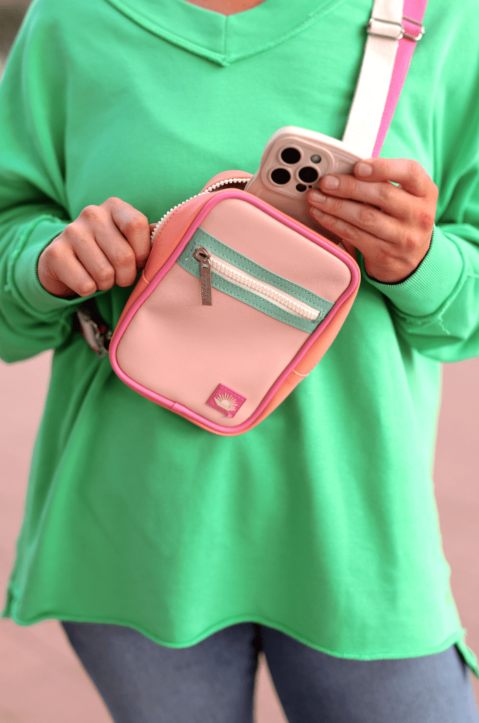Jadelynn Brooke - Crossbody Purse- Sorbet - Purses & Pearls