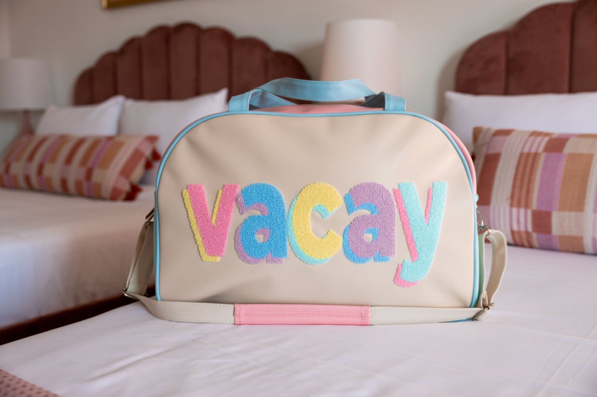 Jadelynn Brooke - Duffle - Vacay (Cream Pastels) - Purses & Pearls