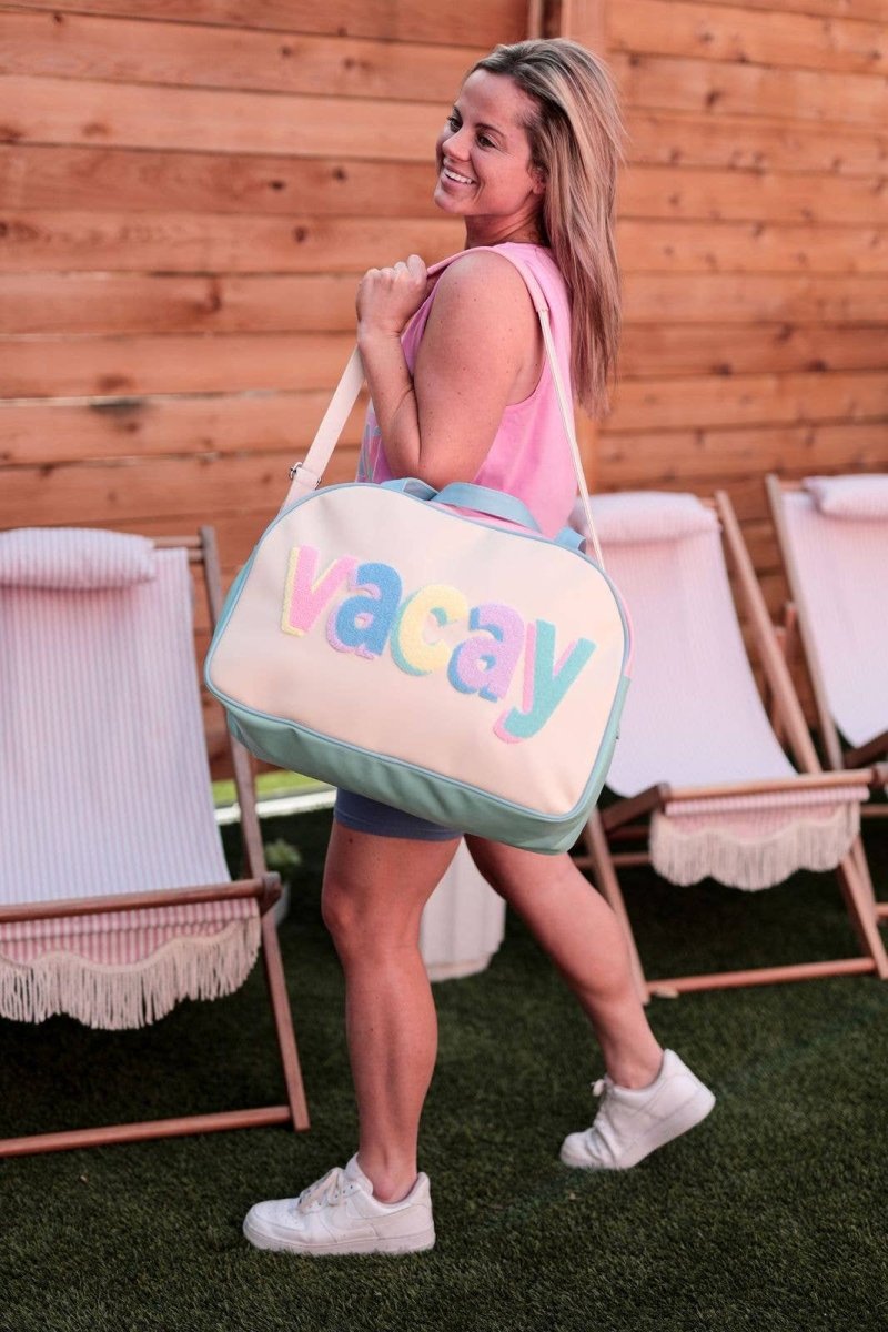 Jadelynn Brooke - Duffle - Vacay (Cream Pastels) - Purses & Pearls