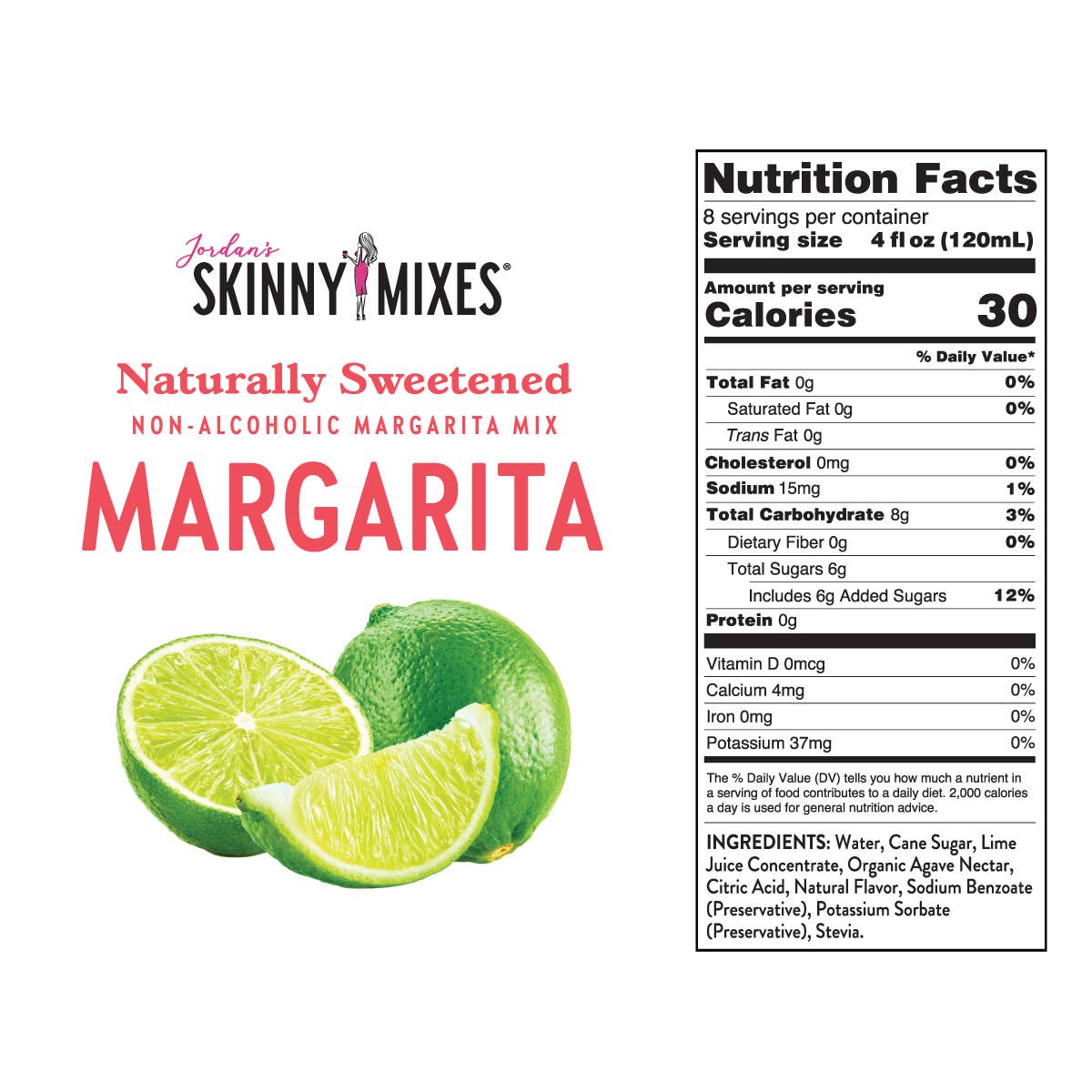 Jordan's Skinny Mixes - Natural Margarita - Mixer - Purses & Pearls