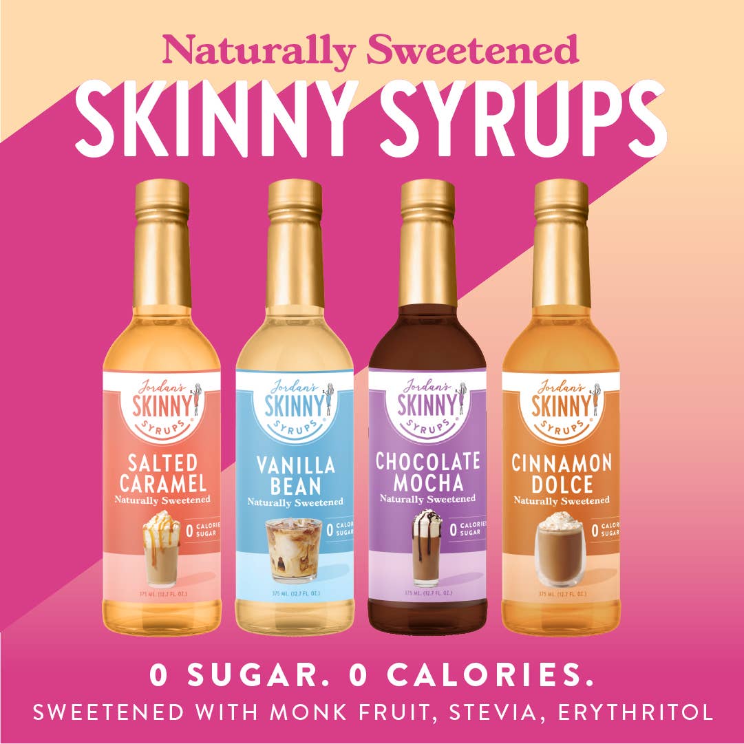 Jordan's Skinny Mixes - Naturally Sweetened Salted Caramel Syrup - 375ml - Purses & Pearls