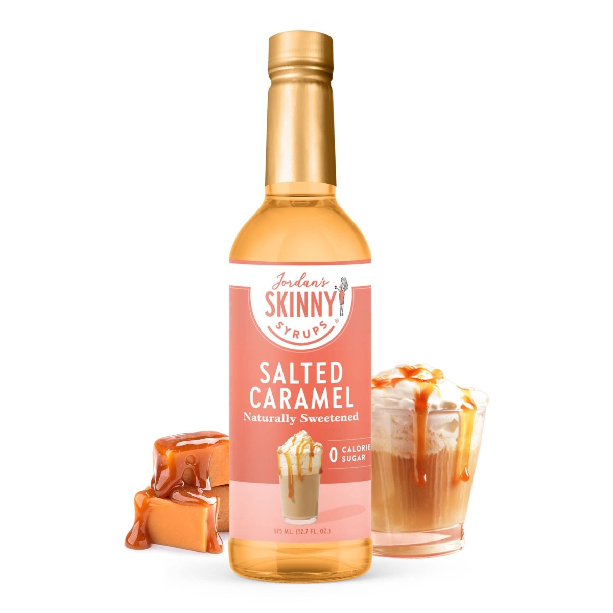 Jordan's Skinny Mixes - Naturally Sweetened Salted Caramel Syrup - 375ml - Purses & Pearls