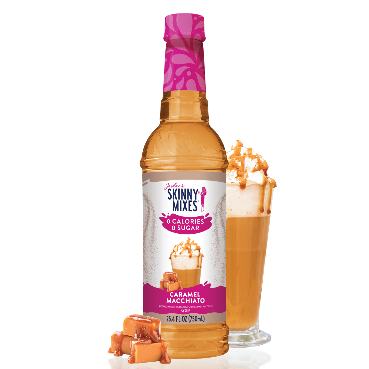 Jordan's Skinny Mixes - Sugar Free Caramel Macchiato Syrup - Purses & Pearls