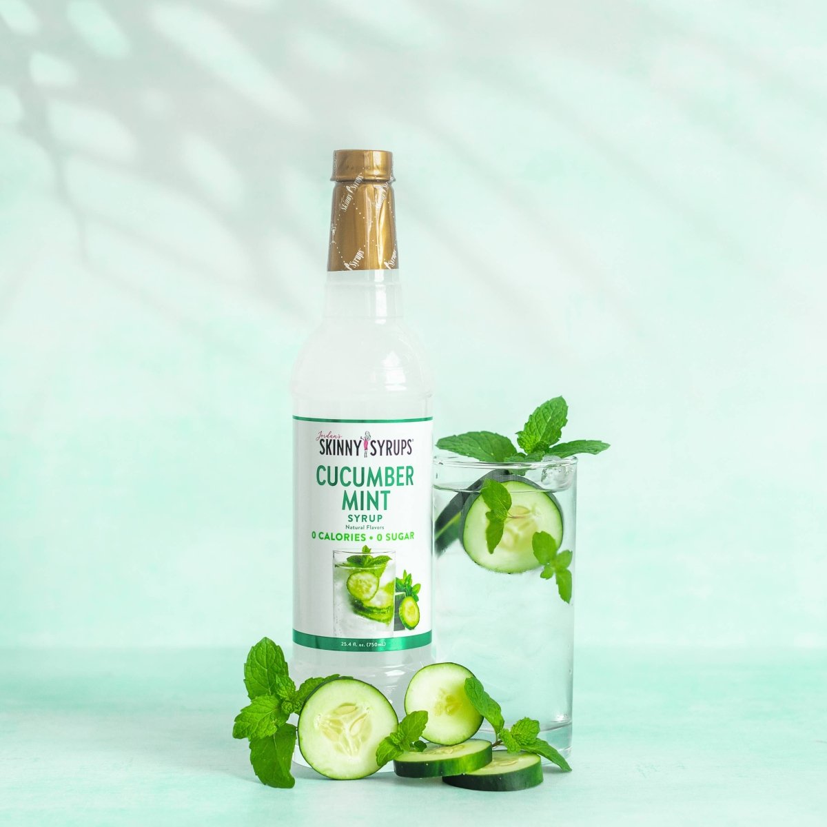 Jordan's Skinny Mixes - Sugar Free Cucumber Mint Syrup - Purses & Pearls