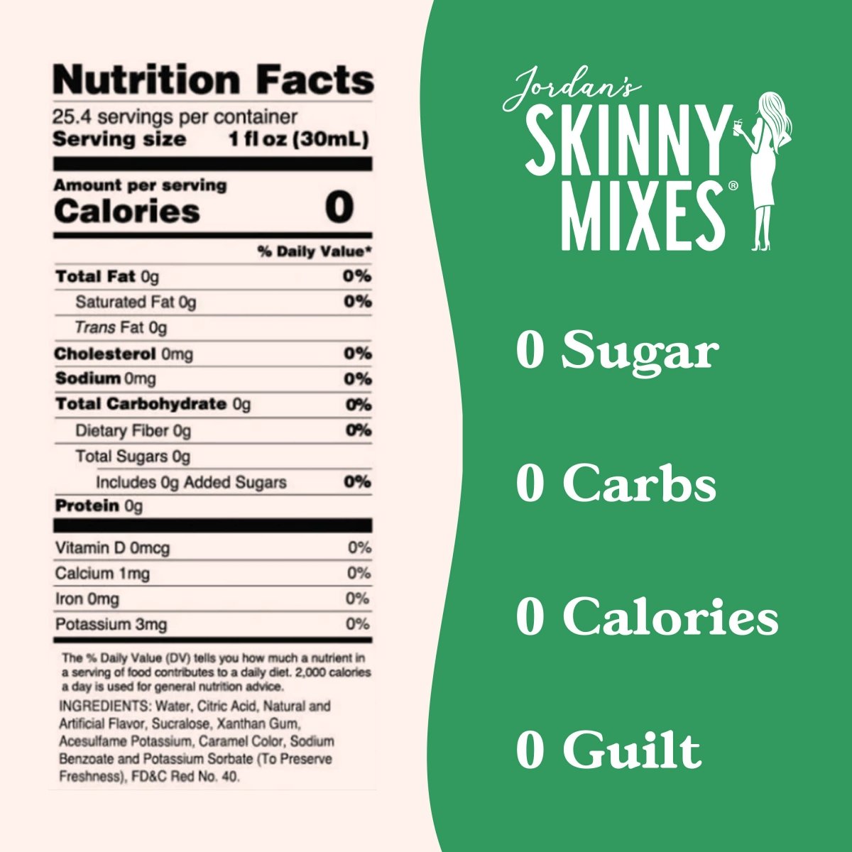 Jordan's Skinny Mixes - Sugar Free Cucumber Mint Syrup - Purses & Pearls