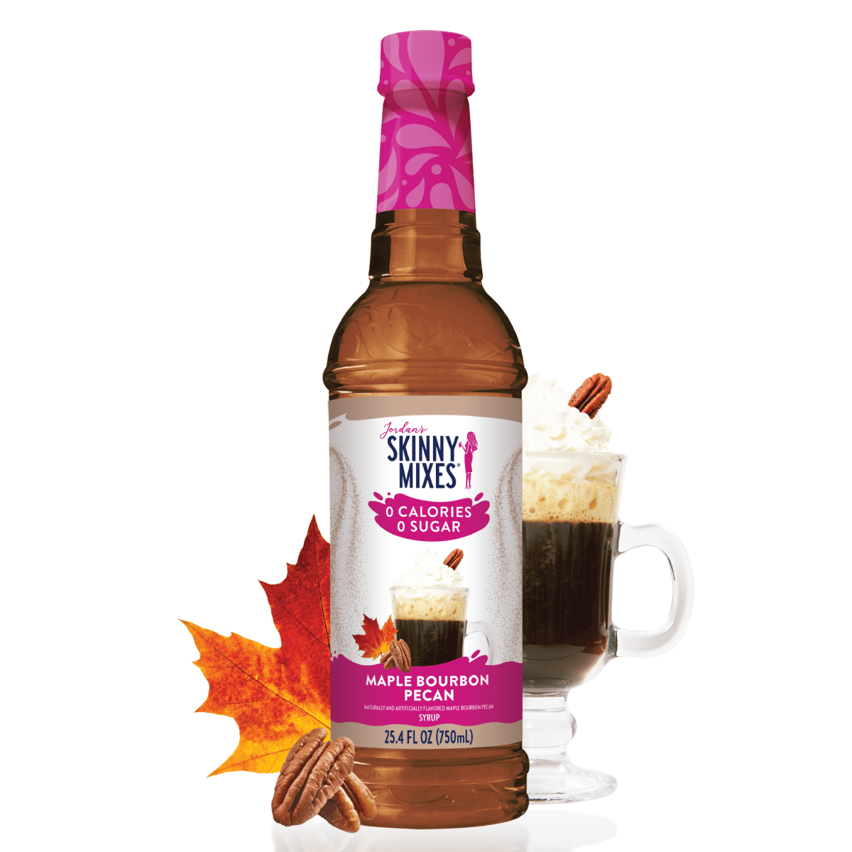 Jordan's Skinny Mixes - Sugar Free Maple Bourbon Pecan Syrup - Purses & Pearls