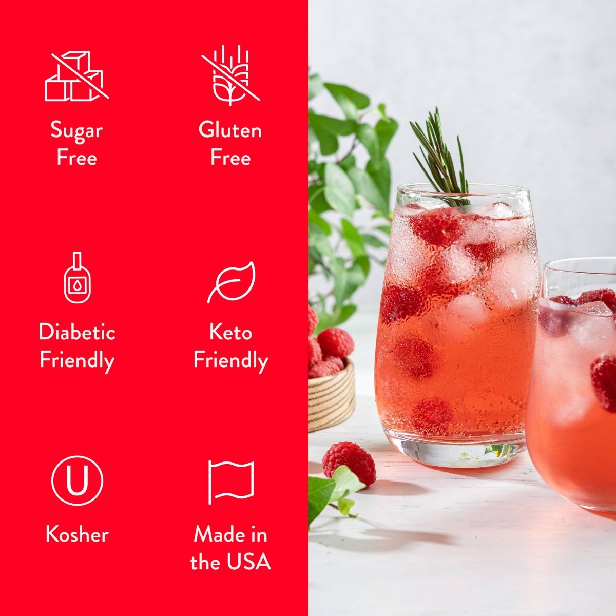 Jordan's Skinny Mixes - Sugar Free Raspberry Syrup - Purses & Pearls