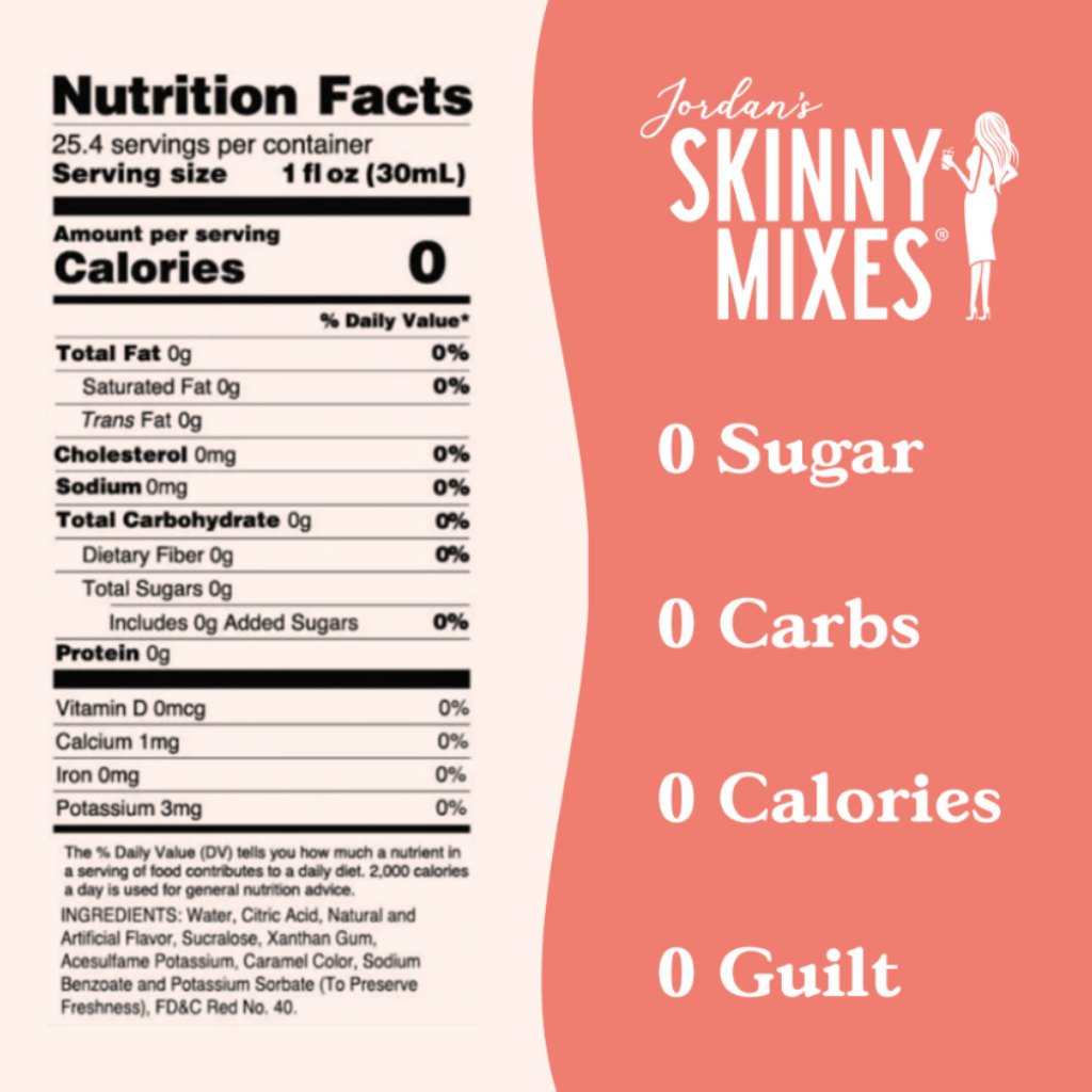 Jordan's Skinny Mixes - Sugar Free Ruby Red Grapefruit Syrup - Purses & Pearls