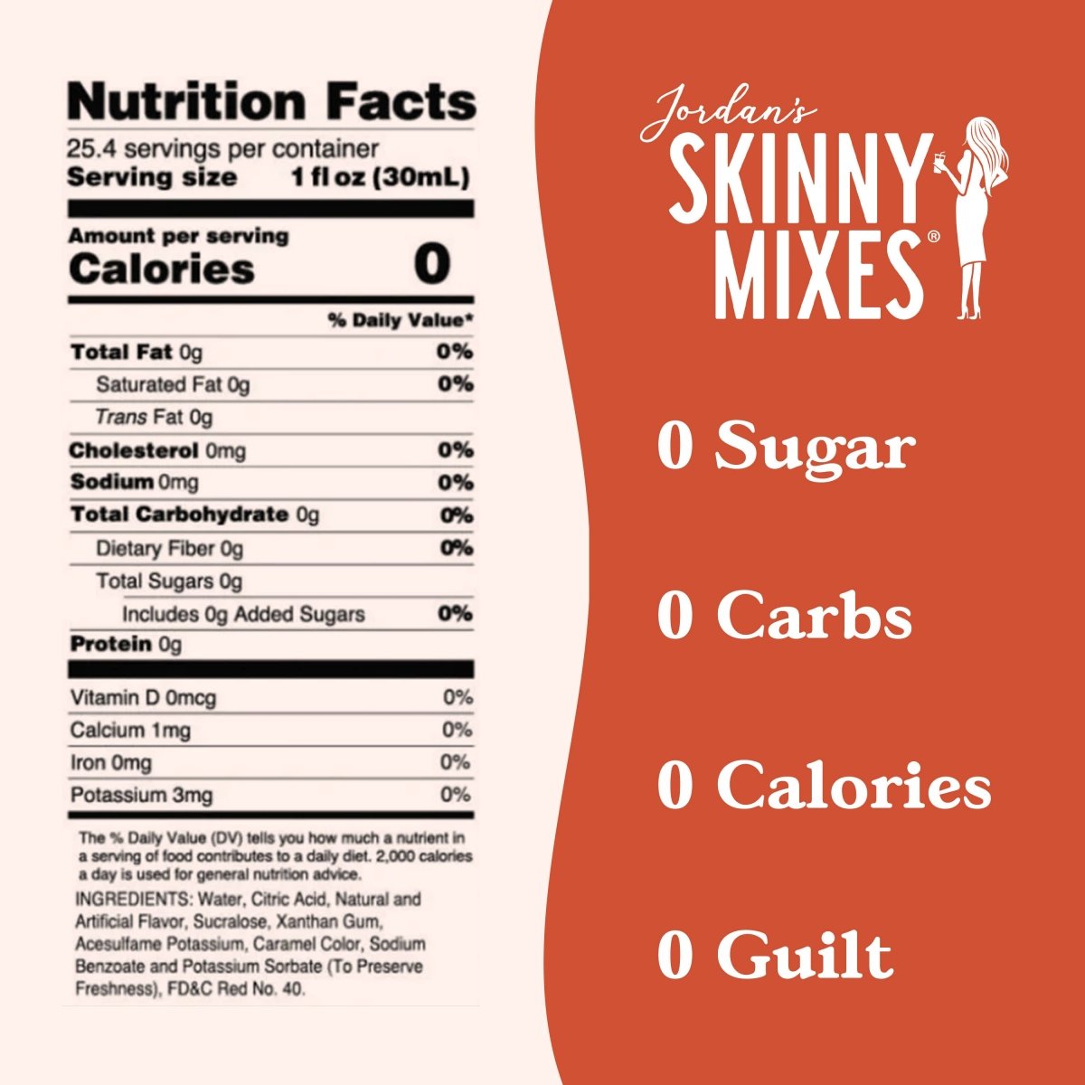 Jordan's Skinny Mixes - Sugar Free Spicy Agave Syrup - Purses & Pearls