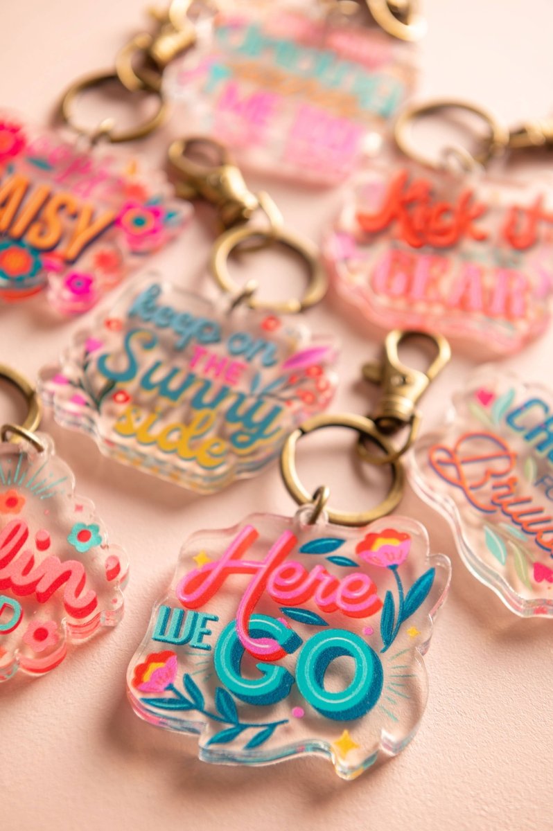 Karma - Acrylic Keychains - Purses & Pearls