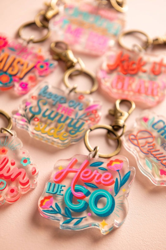 Karma - Acrylic Keychains - Purses & Pearls