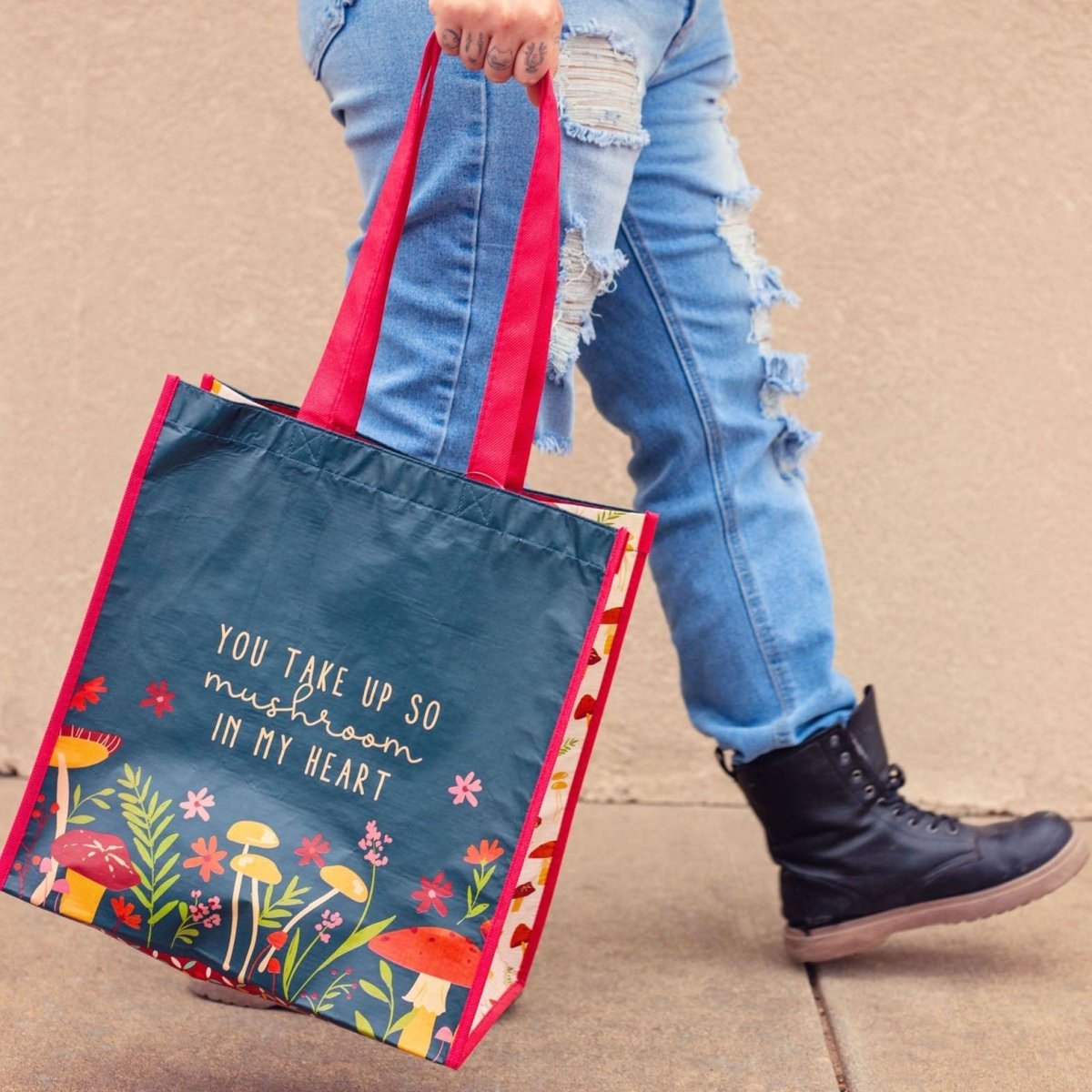 Karma - Recycled Large Gift Bag - Purses & Pearls