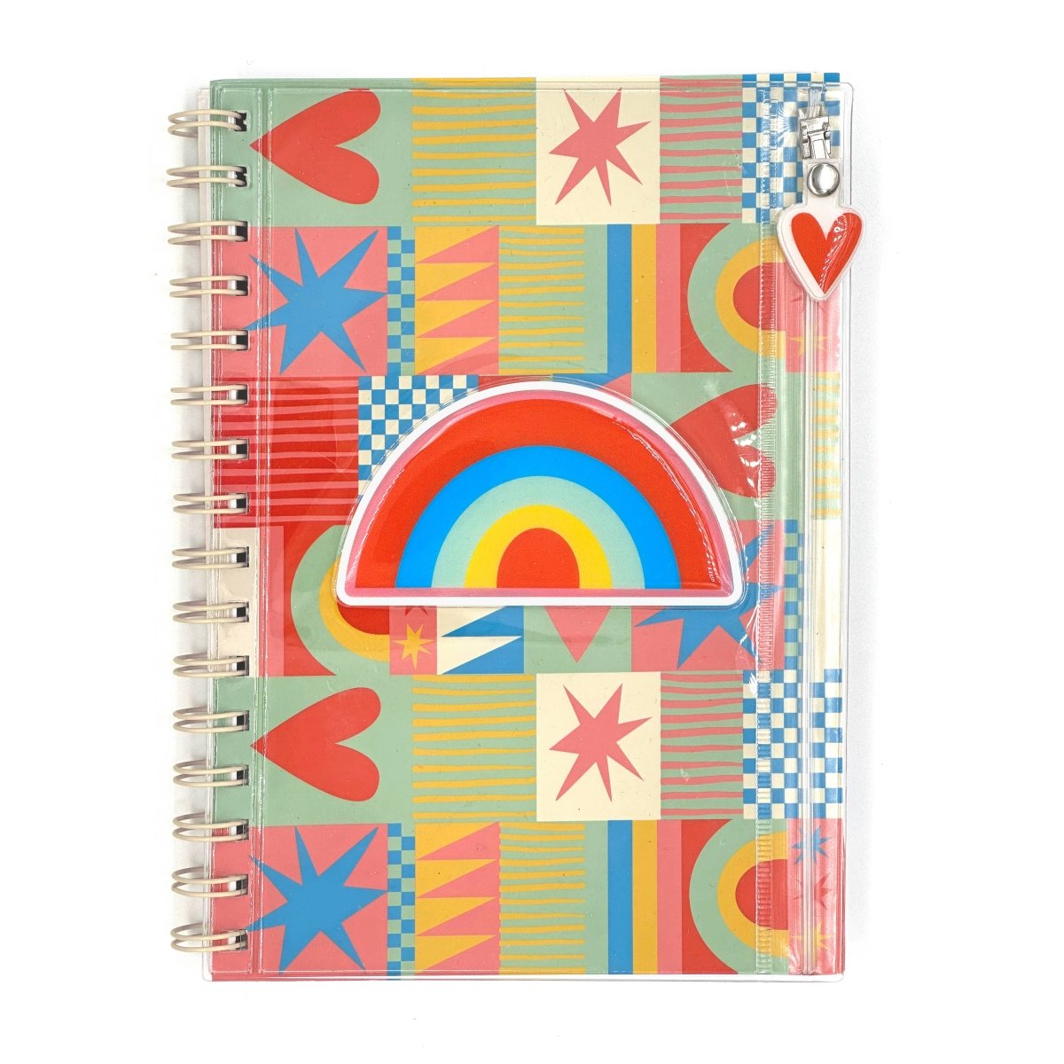 KEEP IT TOGETHER PENCIL POUCH JOURNAL - Rainbow - Purses & Pearls